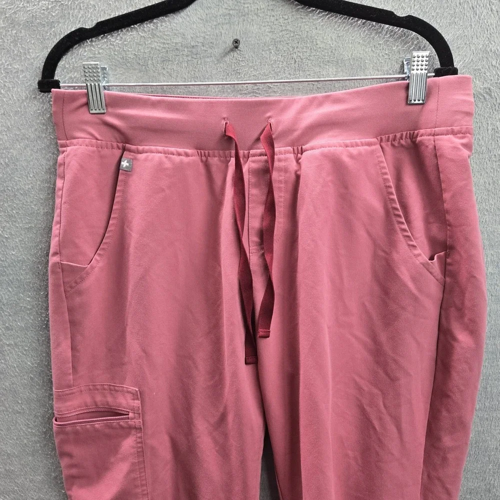 FIGS Women Scrub Pants MT Pink Zamora Jogger 31